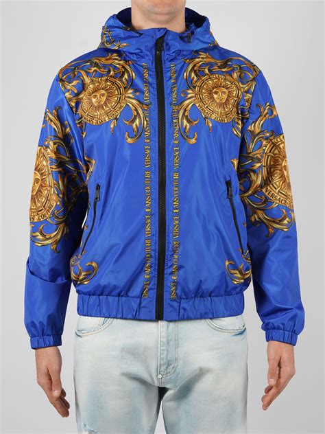 giacca versace blu|giacche versace uomo.